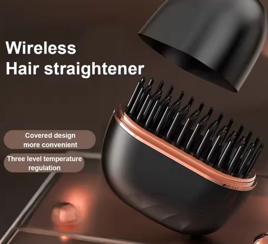 Mini Hair Straightener Brush