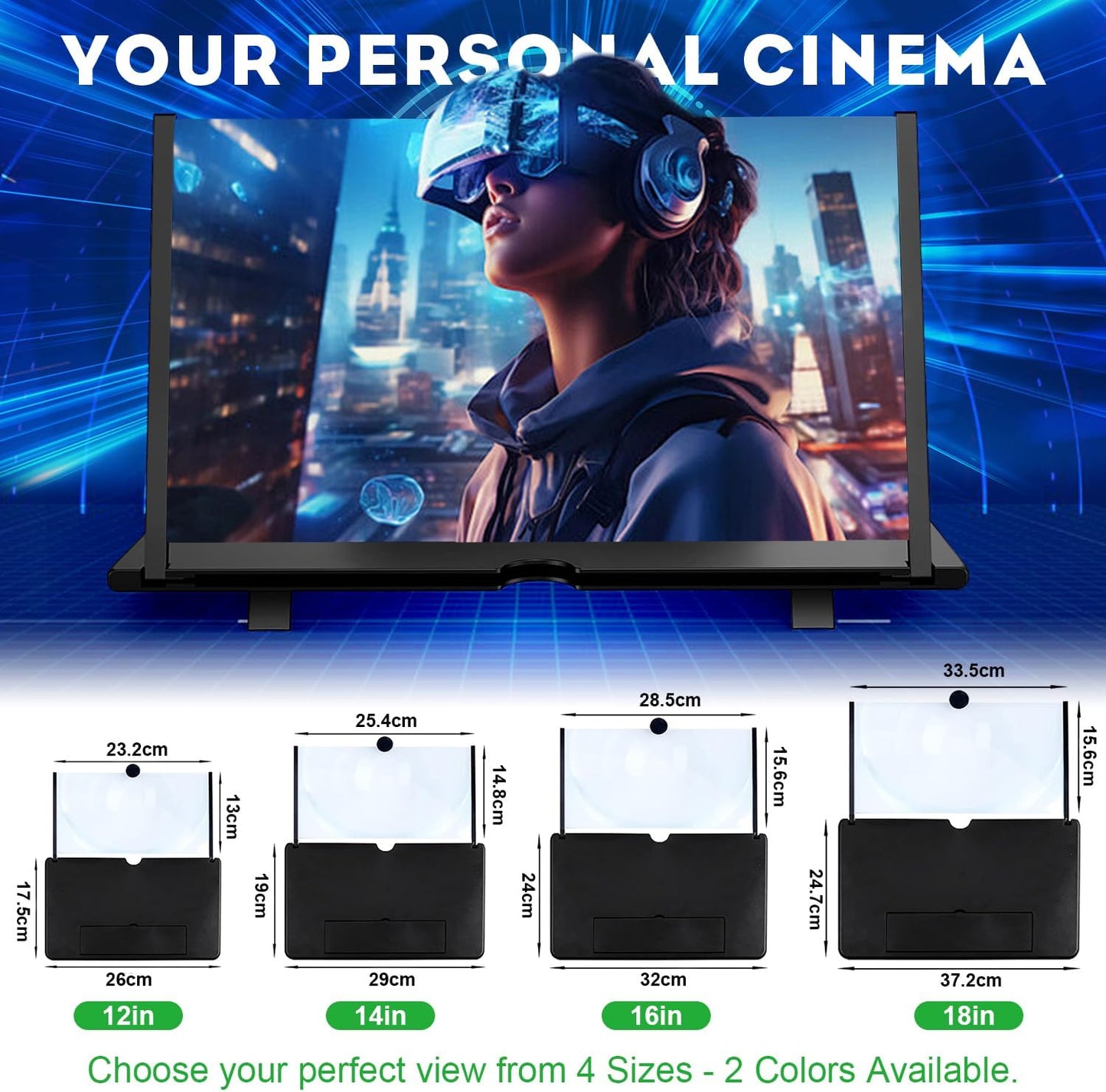 Level Up Your Viewing Experience! 🎉📱✨ 14" 3D HD Smartphone Screen Magnifier - Perfect for Movies, Gaming & Family Fun! Gift It to Mom & Dad Today! 🎁❤️ #TechGifts #HomeEntertainment