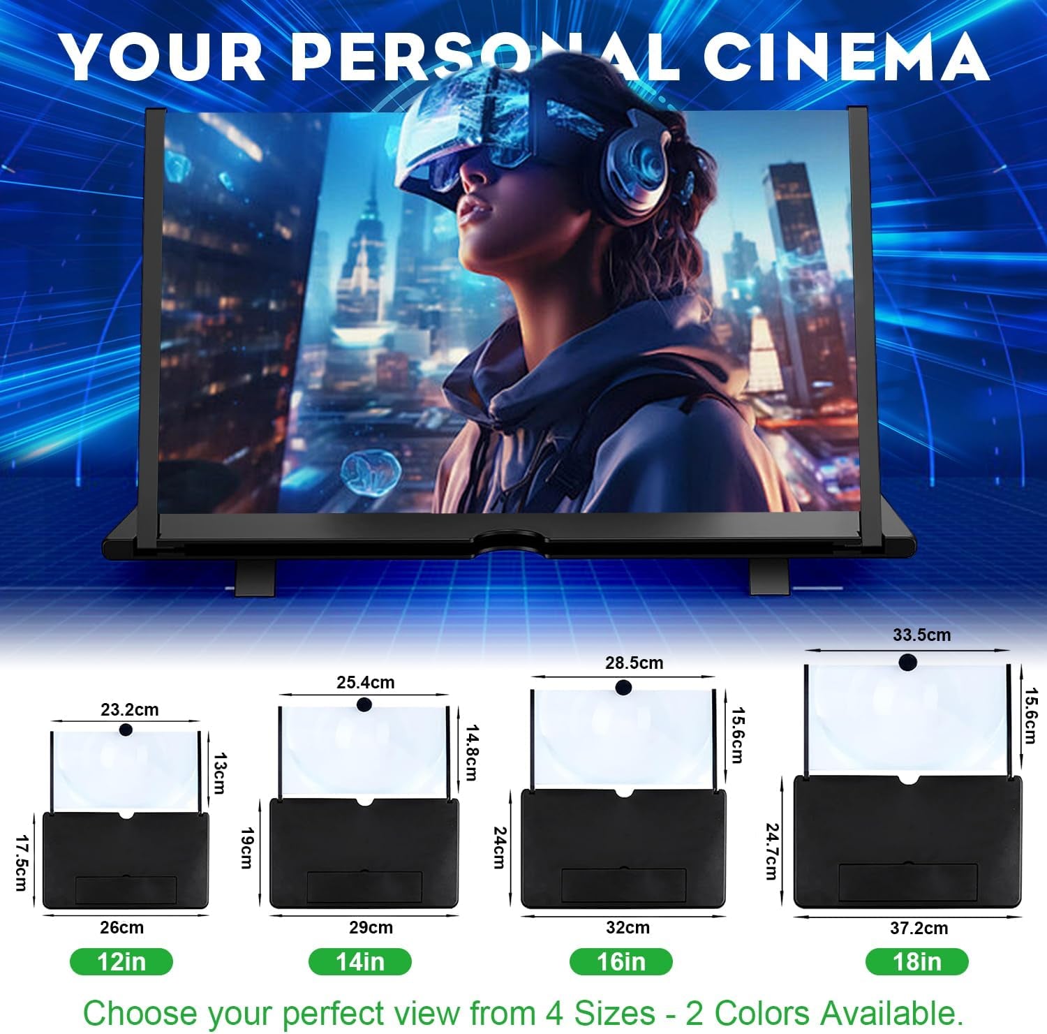 Level Up Your Viewing Experience! 🎉📱✨ 14" 3D HD Smartphone Screen Magnifier - Perfect for Movies, Gaming & Family Fun! Gift It to Mom & Dad Today! 🎁❤️ #TechGifts #HomeEntertainment